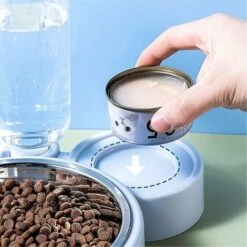 Ciotola Per Gatti Per Animali Domestici Ciotola Per Alimenti Per Gatti Con Alimentatore Automatico Con Fontana Doppia 8 Ciotola Per Gatti Per Animali Domestici Ciotola Per Alimenti Per Gatti Con Alimentatore Automatico Con Fontana Doppia -Cibi per gatti Italia 71369679 3