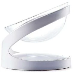 Ciotole Per Gatti Rialzate Cane Di Piccola Taglia 18 Piatto Di Alimentazione Rialzato Inclinato Supporto In Plastica