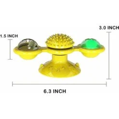 Giocattolo Per Gatti Swirl Giocattolo Per Gatti Giradischi Con Mulino A Vento Giocattolo Per Gatti Gialli -Cibi per gatti Italia 71374991 3