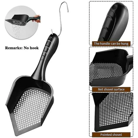 Portapacchi Per Lettiera Per Gatti A Parete Appuntito, Paletta Per Cacca Di Gatto In Plastica Resistente E Leggera 5 Portapacchi Per Lettiera Per Gatti A Parete Appuntito, Paletta Per Cacca Di Gatto In Plastica Resistente E Leggera - immagine 3