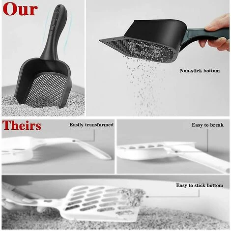 Portapacchi Per Lettiera Per Gatti A Parete Appuntito, Paletta Per Cacca Di Gatto In Plastica Resistente E Leggera 6 Portapacchi Per Lettiera Per Gatti A Parete Appuntito, Paletta Per Cacca Di Gatto In Plastica Resistente E Leggera - immagine 4