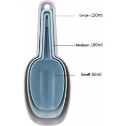 Set Di 3 Cucchiai Per Cibo Cucchiaio Dosatore Per Cani In Plastica Per Cibo Cane Gatto Coniglio Uccelli Crocchette Pala Multifunzione -Cibi per gatti Italia 71377608 3