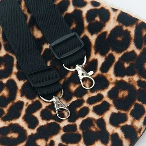 GroupM Amaca Con Gabbia Per Gatti, Amaca Da Letto Sospesa Per Gatti/Furetti/Ratti/Conigli/Cani Di Piccola Taglia O Altri Animali Domestici (M, 35*35, Leopard) 5 GroupM Amaca Con Gabbia Per Gatti, Amaca Da Letto Sospesa Per Gatti/Furetti/Ratti/Conigli/Cani Di Piccola Taglia O Altri Animali Domestici (M, 35*35, Leopard) - immagine 3