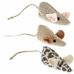 Ferribiella Gioco Topini Safari Per Gatti 3 Pezzi