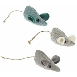 Ferribiella Gioco Topini Chic Per Gatti 3 Pezzi