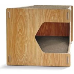 Record Tiragraffi Angolare In Legno E Cartone con Catnip per Gatti -Cibi per gatti Italia 71769429 3