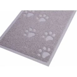 Tappetino Per Lettiera Per Gatti Per Tappetino Per Lettiera A Pavimento Supporto Antiscivolo, Facile Da Pulire, Resistente All'acqua (grigio) -Cibi per gatti Italia 71884513 4
