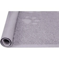 Tappetino Per Lettiera Per Gatti Per Tappetino Per Lettiera A Pavimento Supporto Antiscivolo, Facile Da Pulire, Resistente All'acqua (grigio) -Cibi per gatti Italia 71884513 5