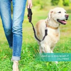 Cintura Per Auto Per Cani, Cintura Di Sicurezza Per Cani In 2 Pezzi Con Assorbimento Degli Urti Elastico E Strisce Riflettenti, Cintura Per Poggiatesta Per Auto Regolabile Per Cani, Nera 11 Cintura Per Auto Per Cani, Cintura Di Sicurezza Per Cani In 2 Pezzi Con Assorbimento Degli Urti Elastico E Strisce Riflettenti, Cintura Per Poggiatesta Per Auto Regolabile Per Cani, Nera -Cibi per gatti Italia 71884583 5