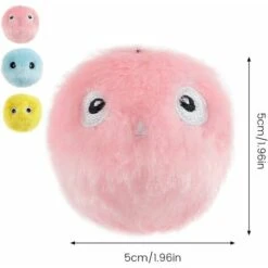 Relax Love Giocattolo Interattivo Per Gatti, Con Grida Di Uccelli, Rane E Grilli, Inseguimento Di Palline Di Peluche Per Gatti (3 Pezzi) -Cibi per gatti Italia 71884613 3