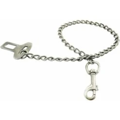 Veicolo Per Cani - Imbracatura Per Cani Da Viaggio Catena In Acciaio Inossidabile Guinzaglio Per Catena Di Sicurezza Per Auto Per Cani