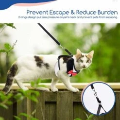 Pettorina E Guinzaglio Per Gatti, Resistenti Alla Fuga Di Gatti Regolabili, Abiti Da Festa Per Cuccioli Di Gattini Di Piccola Taglia -Cibi per gatti Italia 71884834 5