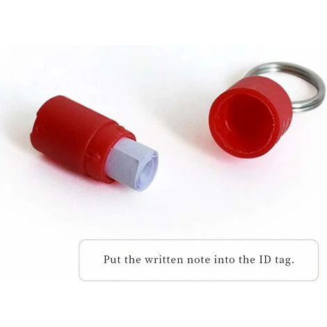 Medaglietta Per Animali Domestici Per Gatti, Cani Di Piccola Taglia, Cuccioli, A Forma Di Capsula 6 Medaglietta Per Animali Domestici Per Gatti, Cani Di Piccola Taglia, Cuccioli, A Forma Di Capsula - immagine 4