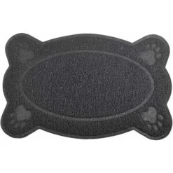 Tappetino Raccogli Detriti Per Lettiera Per Gatti, 26 40 Cm, Grigio