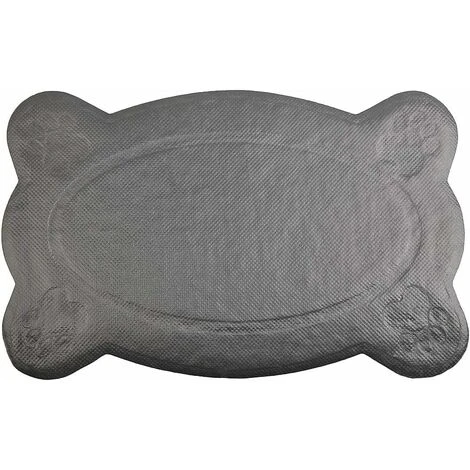 Tappetino Raccogli Detriti Per Lettiera Per Gatti, 26 40 Cm, Grigio 4 Tappetino Raccogli Detriti Per Lettiera Per Gatti, 26 40 Cm, Grigio - immagine 2