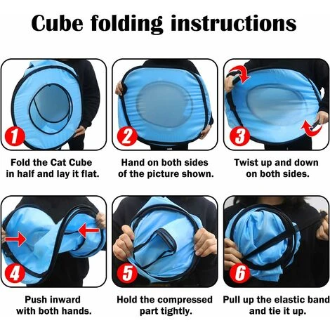 Tenda Per Gatti Pieghevole A Tunnel Per Gatti E Tubo Per Gatti Con Custodia Per Gattini, Gatti, Cuccioli, Conigli 6 Tenda Per Gatti Pieghevole A Tunnel Per Gatti E Tubo Per Gatti Con Custodia Per Gattini, Gatti, Cuccioli, Conigli - immagine 4