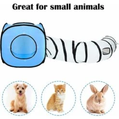 Tenda Per Gatti Pieghevole A Tunnel Per Gatti E Tubo Per Gatti Con Custodia Per Gattini, Gatti, Cuccioli, Conigli 11 Tenda Per Gatti Pieghevole A Tunnel Per Gatti E Tubo Per Gatti Con Custodia Per Gattini, Gatti, Cuccioli, Conigli -Cibi per gatti Italia 72553347 5