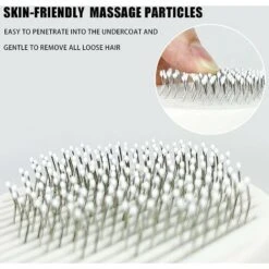 Spazzola Per Cani E Gatti, Spazzola Per Peli Morti Autopulente Spazzola Per Toelettatura Autopulente, Per Cani E Gatti Rimuove Efficacemente I Grovigli Di Pelo Sottopelo Tomentoso (grigio) -Cibi per gatti Italia 72553454 4