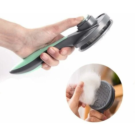 Spazzola Per Cani E Gatti, Spazzola Per Gattini, Spazzola Per Animali Domestici Autopulente, Pettini Per Massaggi Per Cani E Gatti A Pelo Corto, Medio E Lungo 5 Spazzola Per Cani E Gatti, Spazzola Per Gattini, Spazzola Per Animali Domestici Autopulente, Pettini Per Massaggi Per Cani E Gatti A Pelo Corto, Medio E Lungo - immagine 3