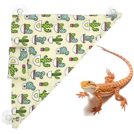 Geckos Lucertole Rettile Amaca, Cactus Amaca Pad Piccolo Giocattolo Per Animali Domestici Letto Altalena Per Camaleonte Serpente Drago Barbuto 4 Geckos Lucertole Rettile Amaca, Cactus Amaca Pad Piccolo Giocattolo Per Animali Domestici Letto Altalena Per Camaleonte Serpente Drago Barbuto - immagine 2