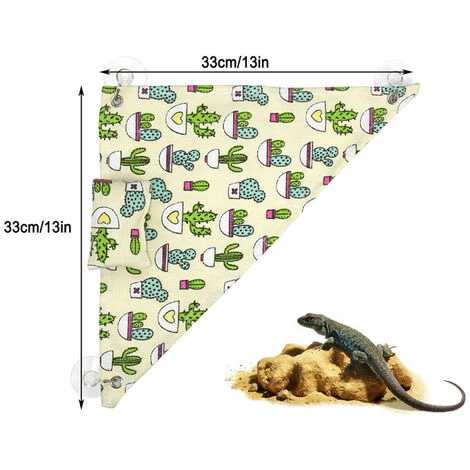 Geckos Lucertole Rettile Amaca, Cactus Amaca Pad Piccolo Giocattolo Per Animali Domestici Letto Altalena Per Camaleonte Serpente Drago Barbuto 6 Geckos Lucertole Rettile Amaca, Cactus Amaca Pad Piccolo Giocattolo Per Animali Domestici Letto Altalena Per Camaleonte Serpente Drago Barbuto - immagine 4