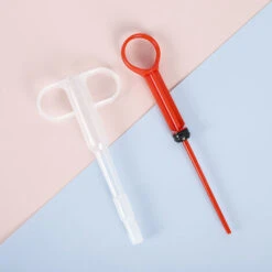 2 Pezzi Dispenser Di Pillole Per Spara Pillole Per Gatti Pistola Per Pillole Per Cani Tablet Per Animali Domestici Siringa Propulsore Punta Morbida Medicina -Cibi per gatti Italia 73335846 4