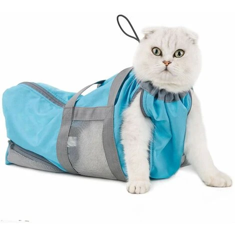 Borsa Di Ritenuta Per Toelettatura Del Gatto Borsa Per Il Lavaggio Del Bagno Tagliaunghie Borsa Anti-morso Anti-graffio Forniture Per Animali Domestici Per La Pulizia Rifinitura Delle Unghie 4 Borsa Di Ritenuta Per Toelettatura Del Gatto Borsa Per Il Lavaggio Del Bagno Tagliaunghie Borsa Anti-morso Anti-graffio Forniture Per Animali Domestici Per La Pulizia Rifinitura Delle Unghie - immagine 2