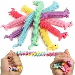 Giocattolo Elasticizzato Con Unicorno A Colori Sensoriali, Giocattolo Elasticizzato Con Unicorno A Colori Sensoriali Aiuta A Ridurre Lo Stress E L'ansia Per ADD, ADHD, Autismo (confezione Da 6) -Cibi per gatti Italia 74098145 5