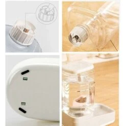 Kit Mangiatoia Per Gatti, Alimentazione Automatica E Acqua Potabile Per Piccoli Animali, Ciotola Per Cani, 3,8 Litri Senza PBA Ciascuno -Cibi per gatti Italia 74762234 3