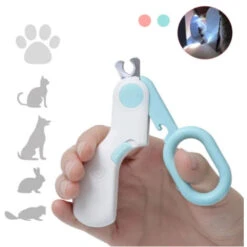 Tagliaunghie Professionale Di Sicurezza Per Gatti Con Forbici A LED, Adatto Per Tagliaunghie Per Animali Domestici
