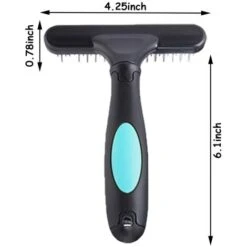 Pettine Per Animali Domestici Spazzola Per Cani Rastrello Per Sottopelo A Doppia Fila Spazzola Per Toelettatura Rastrello Per Cani Con Doppia Fila 33 Denti -Cibi per gatti Italia 75335770 5