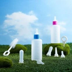 Kit Biberon Per Animali Domestici, Kit Tubo Per Ago Per Biberon Liquido Per Gatti E Mini Capezzolo Di Ricambio Per Strumento Di Alimentazione Per Cuccioli Di Gattino -Cibi per gatti Italia 75983399 5