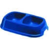 FERPLAST Ciotola 2 Vasche Per Animali Domestici - ø Cm.26,5x15x5,6h. - Lt.0,7