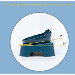Carino Ciotola Per Cibo E Ciotola Per Acqua Per Gatti. Ciotola Per Cibo Per Gatti Inclinata -Cibi per gatti Italia 76874068 5