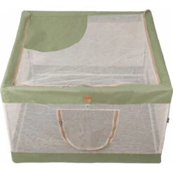 Box Per Animali Domestici Tenda A Rete Pieghevole Per Cani Con Borsa Per Il Trasporto Per Gattini, Gatti, Cuccioli, Cani (verde Militare, L) -Cibi per gatti Italia 77492463 3