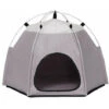 Tenda Per Animali Domestici Impermeabile Antigraffio In Tessuto Oxford Tenda Per Animali Domestici Esagonale Pieghevole Casa Per Animali Domestici Lavabile Cute Puppy Kennel Cat Kitten Dog Tenda Da Ca -Cibi per gatti Italia 77493237 1