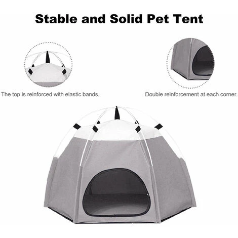 Tenda Per Animali Domestici Impermeabile Antigraffio In Tessuto Oxford Tenda Per Animali Domestici Esagonale Pieghevole Casa Per Animali Domestici Lavabile Cute Puppy Kennel Cat Kitten Dog Tenda Da Ca 4 Tenda Per Animali Domestici Impermeabile Antigraffio In Tessuto Oxford Tenda Per Animali Domestici Esagonale Pieghevole Casa Per Animali Domestici Lavabile Cute Puppy Kennel Cat Kitten Dog Tenda Da Ca - immagine 2