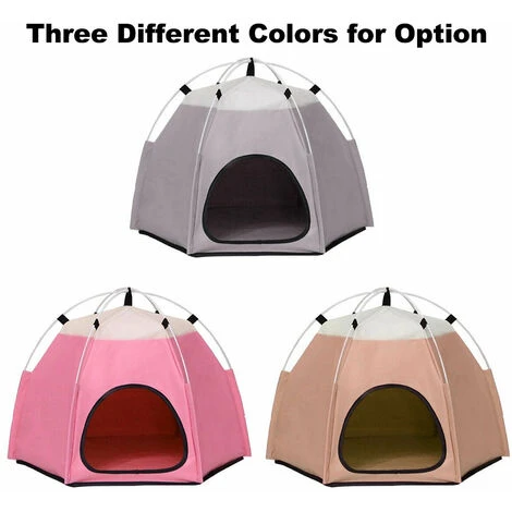 Tenda Per Animali Domestici Impermeabile Antigraffio In Tessuto Oxford Tenda Per Animali Domestici Esagonale Pieghevole Casa Per Animali Domestici Lavabile Cute Puppy Kennel Cat Kitten Dog Tenda Da Ca 5 Tenda Per Animali Domestici Impermeabile Antigraffio In Tessuto Oxford Tenda Per Animali Domestici Esagonale Pieghevole Casa Per Animali Domestici Lavabile Cute Puppy Kennel Cat Kitten Dog Tenda Da Ca - immagine 3