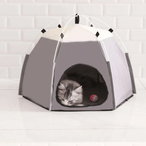 Tenda Per Animali Domestici Impermeabile Antigraffio In Tessuto Oxford Tenda Per Animali Domestici Esagonale Pieghevole Casa Per Animali Domestici Lavabile Cute Puppy Kennel Cat Kitten Dog Tenda Da Ca 7 Tenda Per Animali Domestici Impermeabile Antigraffio In Tessuto Oxford Tenda Per Animali Domestici Esagonale Pieghevole Casa Per Animali Domestici Lavabile Cute Puppy Kennel Cat Kitten Dog Tenda Da Ca - immagine 5