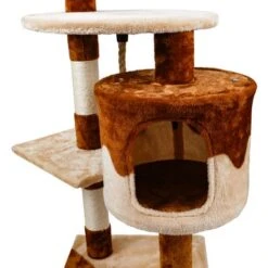 TIRAGRAFFI PER GATTI ALBERO PARCO GIOCHI GIOCO TIRA GRAFFI PER GATTO DA 111 CM -Cibi per gatti Italia 78084179 3