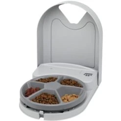 Dispensatore Di 5 Pasti Per Animali Eatwell Con Timer Grigio PetSafe -Cibi per gatti Italia 78216439 4