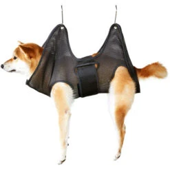 Imbracatura Per Amaca Per Toelettatura Animali Domestici Per Cani Imbracatura Di Ritenuta Per Cani In Rete Traspirante (nera, Piccola)