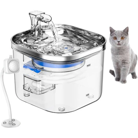Fontana Per Gatti Con Induzione Intelligente 2L / 67oz Fontanella Per Animali Domestici In Acciaio Inossidabile Semi Dispenser Automatico Di Acqua Con Pompa Silenziosa Per Cane Gatto Altri Animali Dom 3 Fontana Per Gatti Con Induzione Intelligente 2L / 67oz Fontanella Per Animali Domestici In Acciaio Inossidabile Semi Dispenser Automatico Di Acqua Con Pompa Silenziosa Per Cane Gatto Altri Animali Dom