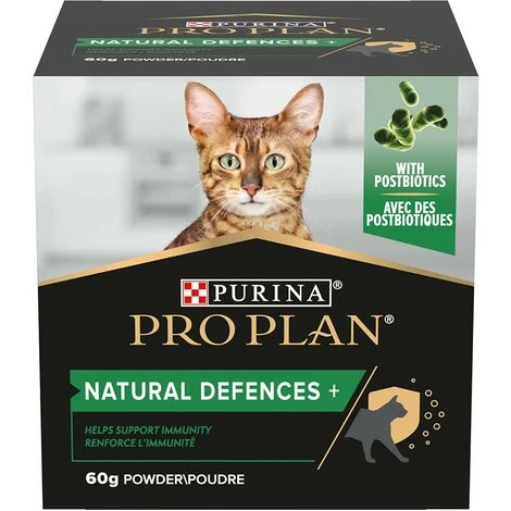 Purina Pro Plan Supplements Gatto Natural Defenses+ 60g 3 Purina Pro Plan Supplements Gatto Natural Defenses+ 60g