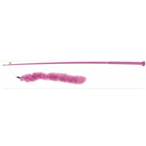 Gioco Canna Da Pesca Con Boa Di Piume - Trixie - Colore: Rosa 3 Gioco Canna Da Pesca Con Boa Di Piume - Trixie - Colore: Rosa