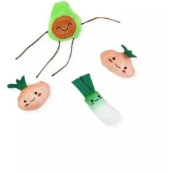 4 Peluche Gioco Orto Belli Per Gatto - Ferribiella