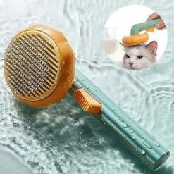 Pettine Per La Pulizia Della Toelettatura Del Trimmer Per Spargimento Della Spazzola Per Capelli Del Gatto Dell'animale Domestico