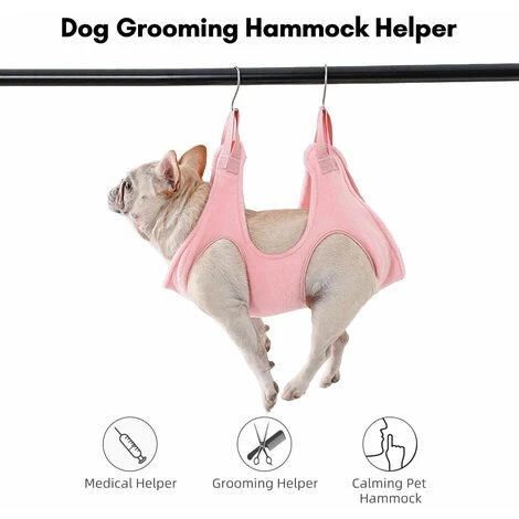 Imbracatura Per Toelettatura Animali Domestici Amaca Cani Gatti Imbracatura Per Toelettatura Aiutante Per Tagliare Le Unghie Cura Della Salute Dell'orecchio Degli Occhi (rosa, M) 7 Imbracatura Per Toelettatura Animali Domestici Amaca Cani Gatti Imbracatura Per Toelettatura Aiutante Per Tagliare Le Unghie Cura Della Salute Dell'orecchio Degli Occhi (rosa, M) - immagine 5