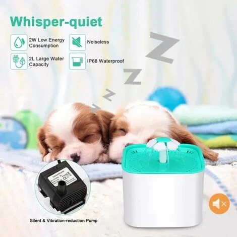 None Fontanella Per Gatti Fontana Per Gatti Silenziosa Fontanella Per Cani Fontanella Gatti Con Luci A LED 2 Litri 4 None Fontanella Per Gatti Fontana Per Gatti Silenziosa Fontanella Per Cani Fontanella Gatti Con Luci A LED 2 Litri - immagine 3