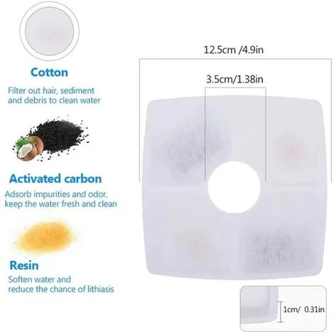 None Filtri Per Fontane Ricarica Fontana Per Gatti Filtro Per Gatti Filtro Per Acqua Fontana Per Gatti 4 None Filtri Per Fontane Ricarica Fontana Per Gatti Filtro Per Gatti Filtro Per Acqua Fontana Per Gatti - immagine 2